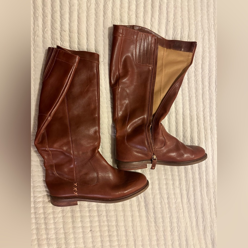 Kelsi Dagger Brooklyn Later Boot Brown Leather